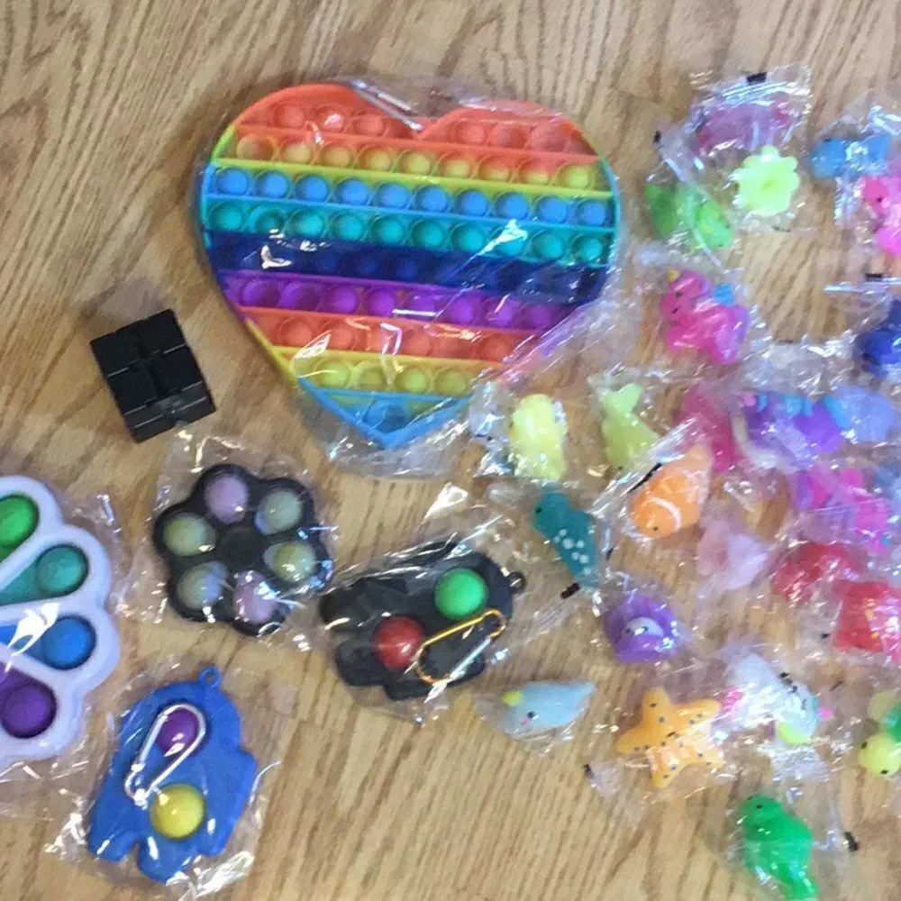 New stock, pop it toys, 36 mini squishy toys